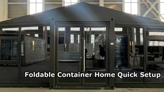 Installazione rapida per la casa in container pieghevole da 20 piedi