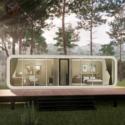 comprare Capsula per ufficio esterno prefabbricata impermeabile per 2 persone Apple Aluminum Capsule House online manufacture