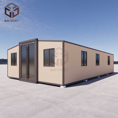 comprare Casa a 40 piedi di resistenza al fuoco con contenitore espandibile Casa modulare con terrazza online manufacture