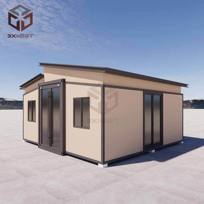comprare Casa prefabbricata pieghevole isolata Contenitore Casa espandibile con pannelli di lana di roccia online manufacture