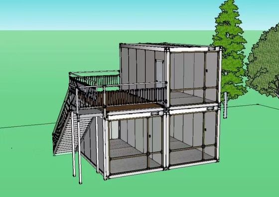 comprare Case modulari pieghevoli pieghevoli industriali contenitore con bagno online manufacture