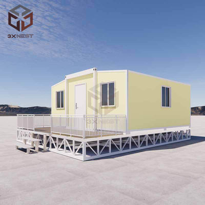 comprare Grado 8 resistenza al terremoto Casa contenitore a doppia ala con balcone facile da installare online manufacture
