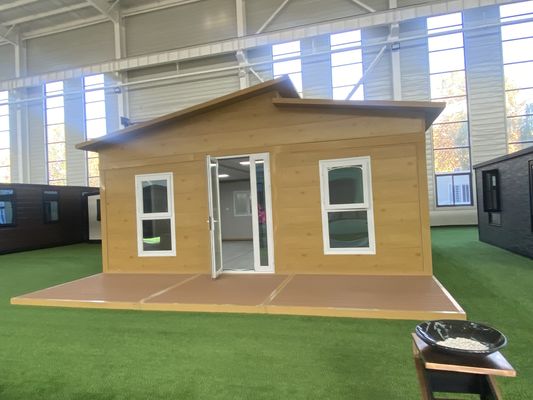 comprare Componenti preassemblati Contenitore pieghevole da 20 piedi con struttura in acciaio e EPS/PU/Rock Wool Sandwich Panel Roof Material online manufacture