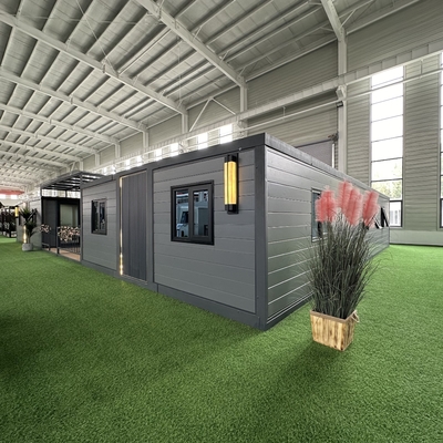 comprare Casa container espandibile da 40 piedi con struttura in acciaio zincato e design pieghevole online manufacture