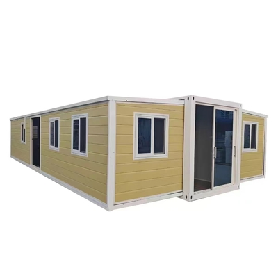 comprare White Expandable Prefab Homes with Customizable Size and Steel Construction fabbricazione online