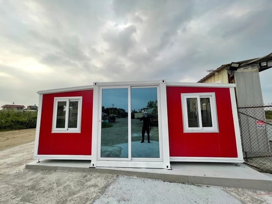 comprare Expandable Prefab Homes with 18.5 Square Meter Space Excellent Insulation for Militarized Base Use fabbricazione online
