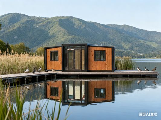 comprare Foldable 20ft Container Featuring Bathroom Wet-Dry Separation and Thermal-break Aluminum Window for Space Utilization fabbricazione online