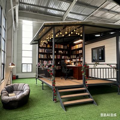 comprare Temporary Housing Solution Collapsible 20ft Container House with Canopy online manufacture