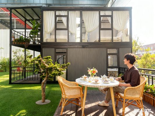 comprare Case prefabbricate espandibili a due strati ignifughe personalizzabili Resistenza alla temperatura e personalizzazione dei pavimenti online manufacture