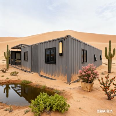 comprare Customizable 40ft Expandable Container Home for 3-6 People Fold Size L11800*W2200*H2480mm fabbricazione online