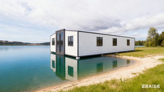 comprare 40ft Expandable Container Home with 72㎡ Floor Area 4.6 Tons Net Weight and 3-6 People Accommodation fabbricazione online