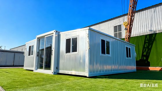 comprare Foldable 20ft Container with 80*100*2.5mm Square Tube Bottom Side Beam and L5900*W2220*H2480mm Folded Size fabbricazione online