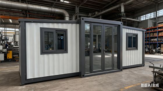 comprare Customizable Luxury Foldable 20ft Container with 2.0mm Top Beam and 0.60KN/M² Wind Resistance fabbricazione online