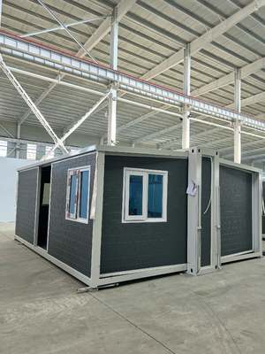 comprare 12KW Power Consumption Expandable Prefab Homes with 27.5 Square Meters Floor Area and Lightweight 1.95 Tons Design fabbricazione online