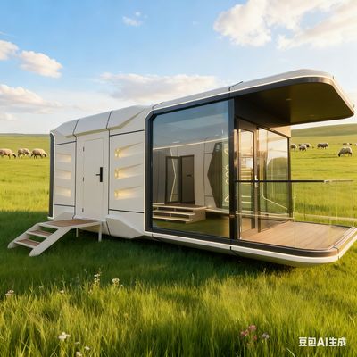 comprare Modern Space Capsule House with 3400 Height 3460 Width and 8560 Length for Compact Living fabbricazione online