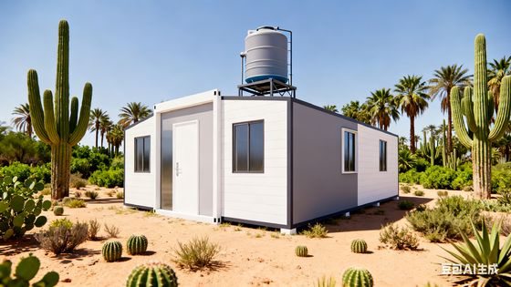 comprare 3.75 Tons Total Net Weight Prefab Folding House with Waterproof and Customizable Insulation Options fabbricazione online