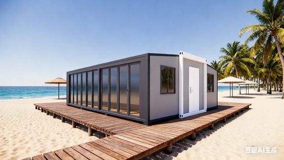 comprare 18.5 Square Meters Floor Area More Than 30 Years Lifespan Foldable Modular Homes with Wire 2.5m2 fabbricazione online