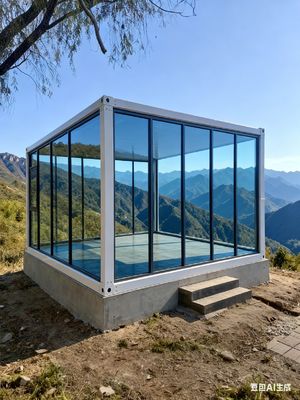 comprare Customized Plumbing 20ft Flat Pack Container for Roof Live Road 0.5KN/m2 and Sturdy Construction fabbricazione online