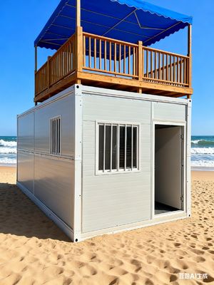 comprare A-level Fire Performance 2 Bedroom Prefab Container Homes The Ideal Solution for Temporary or Permanent Housing fabbricazione online