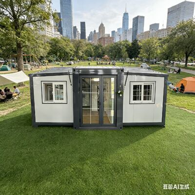 comprare Foldable 20ft Container with 37 Square Meters Floor Area Waterproof And Rust-resistant Pre-assembled Components for Flexible Shipping and Storage fabbricazione online