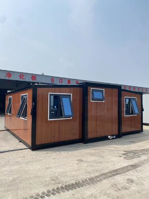 Casa container espandibile da 40 piedi con pannello in acciaio EPS T65mm 72m²