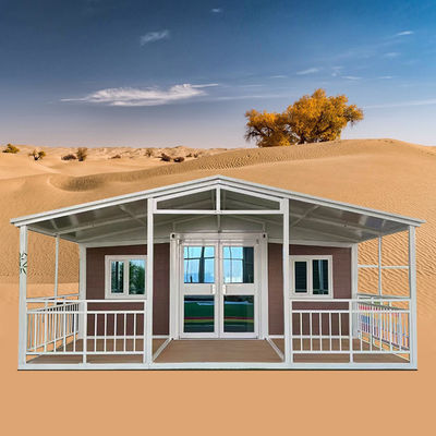 Spazi abitativi modulari di 40 piedi ecologici con spessore del pavimento di 18 mm e telaio principale a terra in compensato di bambù