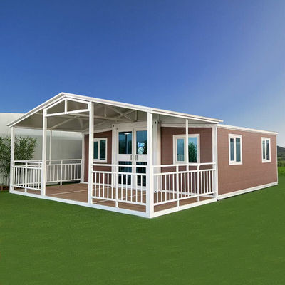 Spazi abitativi modulari di 40 piedi ecologici con spessore del pavimento di 18 mm e telaio principale a terra in compensato di bambù