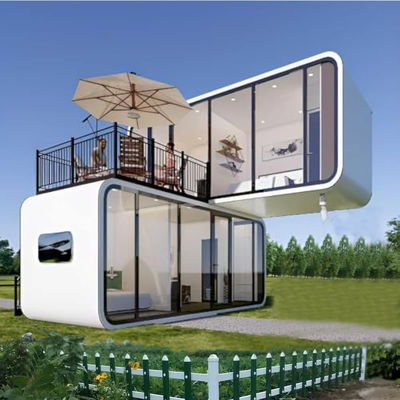 6m Apple Capsule House Cabin Container Struttura in acciaio galvanizzato