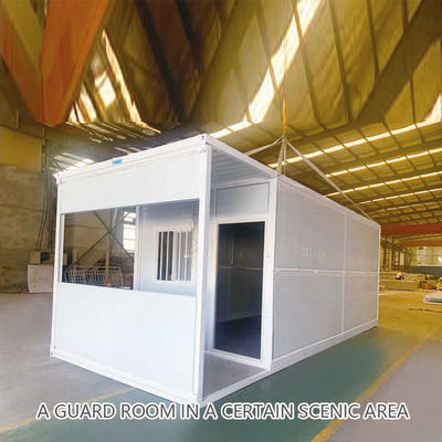 Eco-friendly Prefabbricato Piccola casa pieghevole Caravan Container resistente alle intemperie
