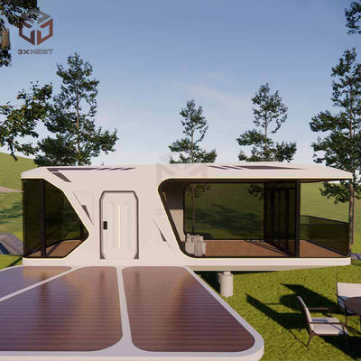 12KW Casa Capsula Spaziale Moderna Prefabbricata Outdoor Office Pod Personalizzata