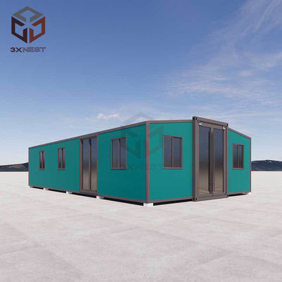 Progettazione di una casa in container espandibile con pavimento da 18 mm in compensato di bambù per due camere