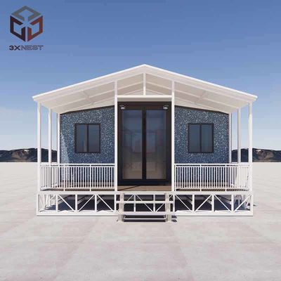Moderna e pratica La casa mobile prefabbricata con balcone per spazi economici e flessibili