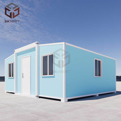 Casa contenitore pieghevole espandibile con 2200 mm di dimensione pieghevole e 18 mm di spessore del pavimento