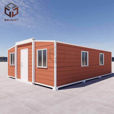Contemporaneo di partenza di espansione Container di spedizione Casa 56SqM