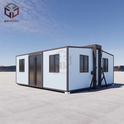Container di trasporto pieghevole prefabbricato piccolo Casa struttura in acciaio