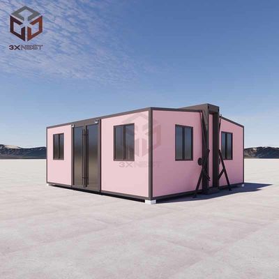 700 mm Parete ignifugia Prefabbricata Casa pieghevole Portatile 20ft 30ft 40ft
