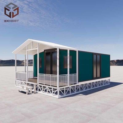 Installazione veloce 20ft case prefabbricate grado 8 resistenza al terremoto compensato o pavimento in PVC facile