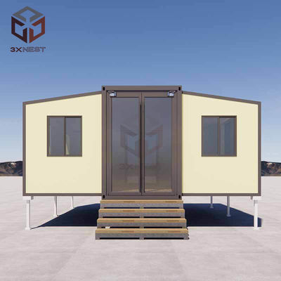 Casa di contenitori a doppio ala con balcone con isolamento in EPS/PU/Lana di roccia