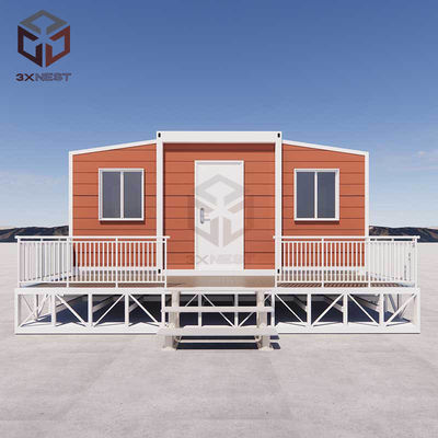 Casa di contenitori a doppia ala in alluminio a doppia porta espandibile