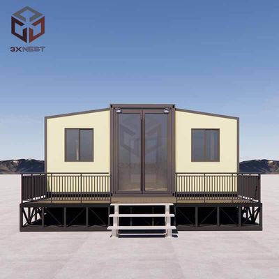 Installazione facile e veloce Case prefabbricate da 20 piedi con struttura in acciaio e finestre scorrevoli in PVC