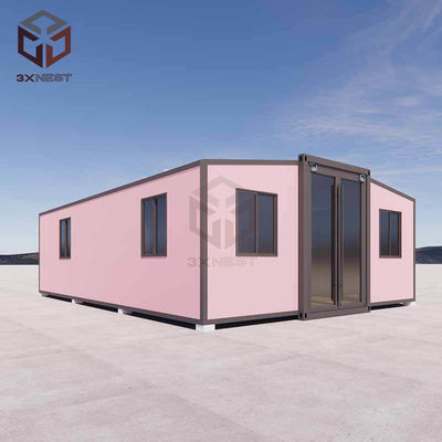 Piccola casa in contenitore con tetto espandibile prefabbricato con muro sandwich EPS