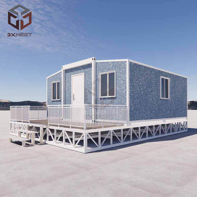 Casa modulare personalizzabile con balcone e scale