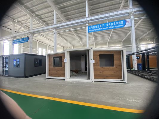 Casa contenitore a doppio ala espandibile per lungo termine Più di 20 anni durata di vita Pavimenti in compensato o in PVC