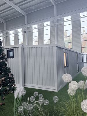 Casa da contenitore espandibile da 40 piedi con design interno personalizzabile, prestazioni sismiche di livello 8 e telaio in acciaio galvanizzato
