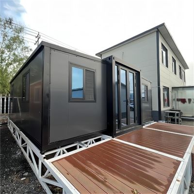 Casa contenitore espandibile da 30 piedi con sistema idraulico preinstallato preinstallato