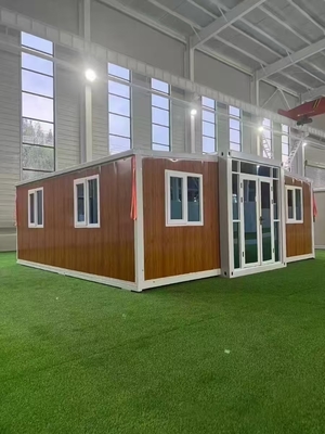 Casa pieghevole prefabbricata personalizzabile in acciaio, container da 20 piedi/40 piedi
