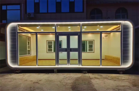 Cabina Apple pieghevole scorrevole 20m2 Capsule House 5,4 tonnellate