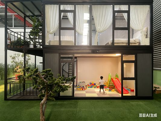 Carico consentito pavimento 2 KN/m2 Case prefabbricate espandibili con durata forte e duratura e design impermeabile resistente alle intemperie