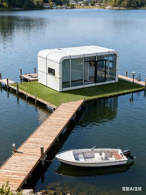 Funzionalità Smart Home in Apple Capsule House Peso Netto Totale 5,4 Tonnellate Ospita 2 Persone