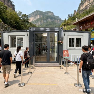 Contenitore pieghevole da 20 piedi con parti pieghevoli da 2,0 mm Dimensioni pieghevoli L5900*W2200*2480mm e prestazioni sismiche livello 8